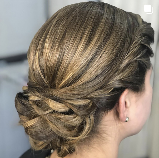 Bridal Updo Hairstyle with braids