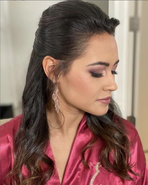 Long Bridal Hairstyle