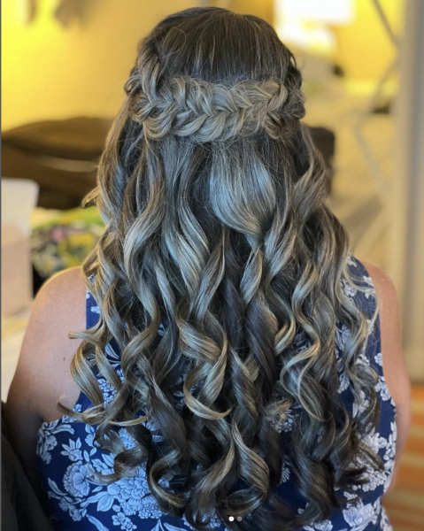 Long Bridal Hairstyle